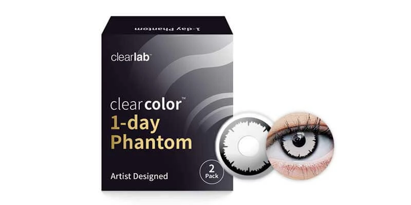 Clearcolor 1-Day Phantom Angelic White 1 Clearcolor 1-Day Phantom Angelic White